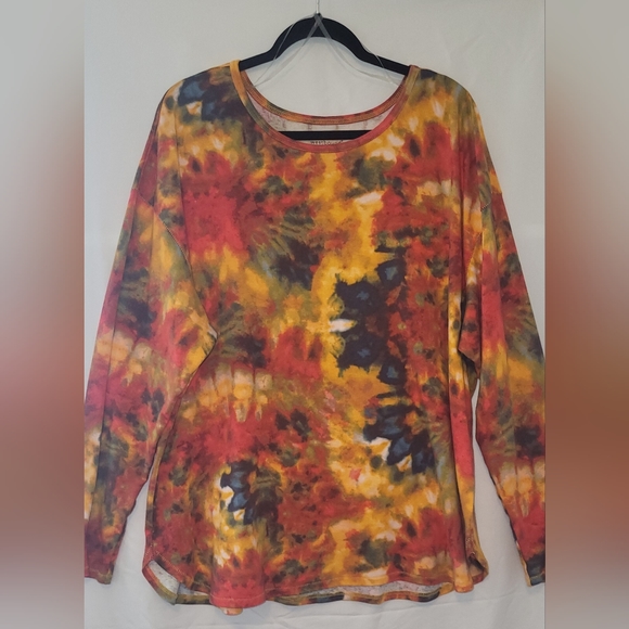 Womans Size 2X Plus Size Westbound Blouse Long Sleeve Preowned - Picture 7 of 11